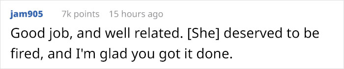 Woman Gets Revenge On A Co-Worker That Bullied Her For Months For Having Breast Implants Woman Gets Revenge On A Co-Worker That Bullied Her For Months For Having Breast Implants