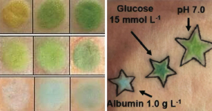 These Colored Tattoos Are Not Only Pretty But Also Track Your State Of Health