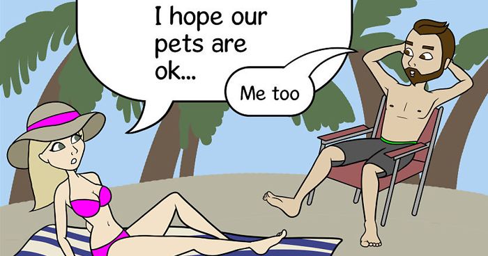 My 18 Silly Comics About My Life With My Husband And Our Pets