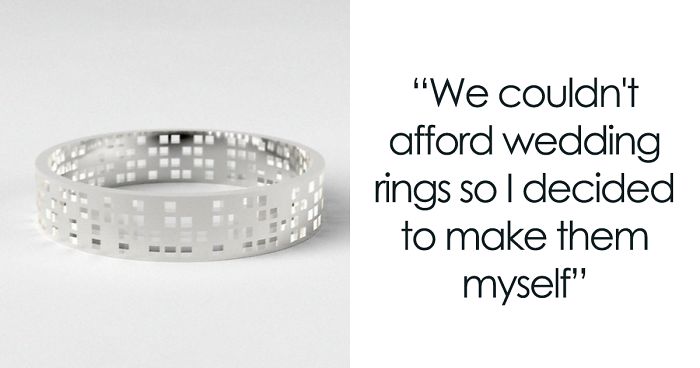 We Couldn’t Afford Wedding Rings, So I Made Them Myself