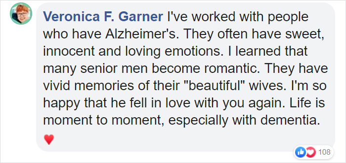 Sweet Man Suffering From Dementia Proposes To His 'Girlfriend' Who's Actually His Wife Of 12 Years Sweet Man Suffering From Dementia Proposes To His 'Girlfriend' Who's Actually His Wife Of 12 Years