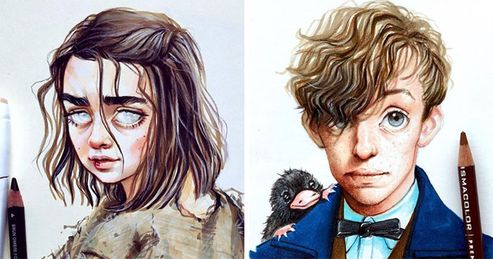 Russian Artist Draws Adorable Cartoon Versions Of Famous People (30 New Pics)