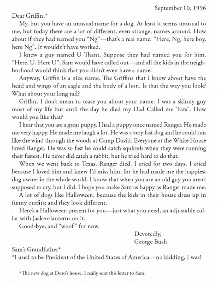 George Bush Sr. Once Wrote This Funny Memo To The White House Staff Regarding His Fat Dog Ranger George Bush Sr. Once Wrote This Funny Memo To The White House Staff Regarding His Fat Dog Ranger