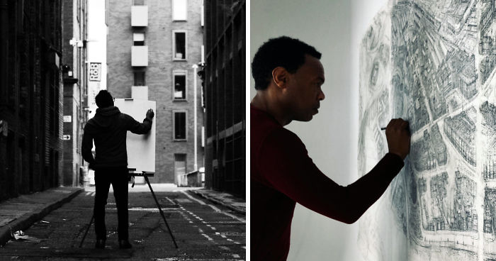 We Have Created A Huge Ink-Sketch Of The Entire City Of Inverness, Scotland