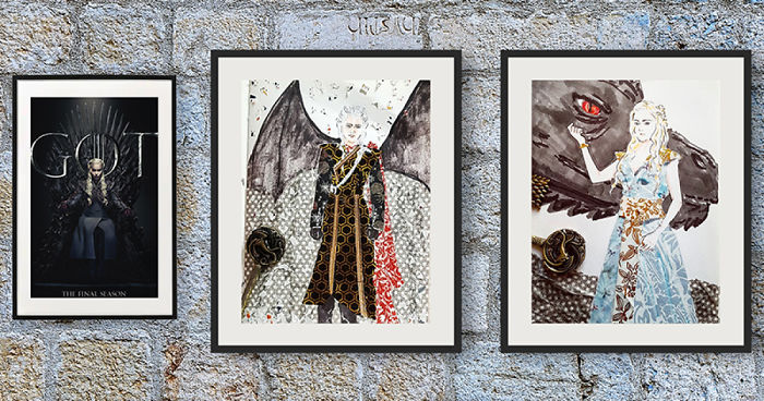 I Made Illustrations Of My Favorite TV Heroines With Washi Tape (10 Pics)