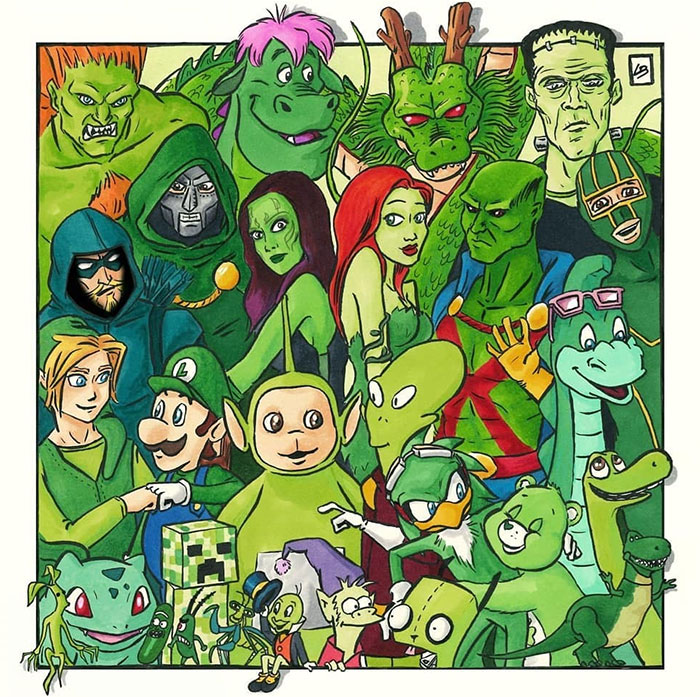 I Sorted Famous Characters By Color And Here Are What 13 Teams Look Like (New Pics)