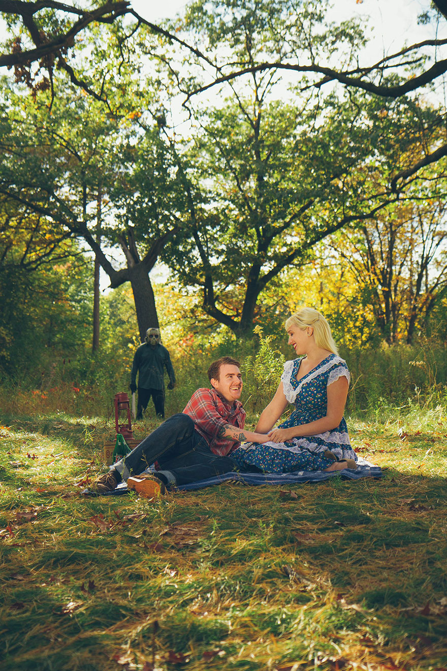 This Couple Has The Most Horrifying Engagement Photoshoot This Couple Has The Most Horrifying Engagement Photoshoot
