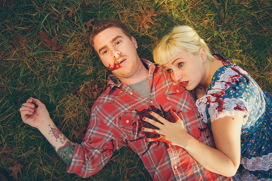 This Couple Has The Most Horrifying Engagement Photoshoot This Couple Has The Most Horrifying Engagement Photoshoot