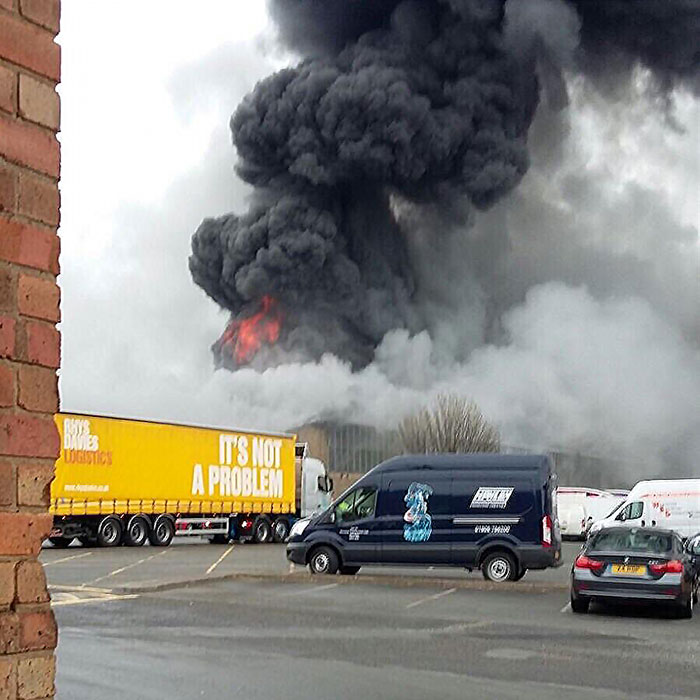 My Mum Sent Me This Unintentionally Ironic Photo Of An Accident At Her Work The Other Day