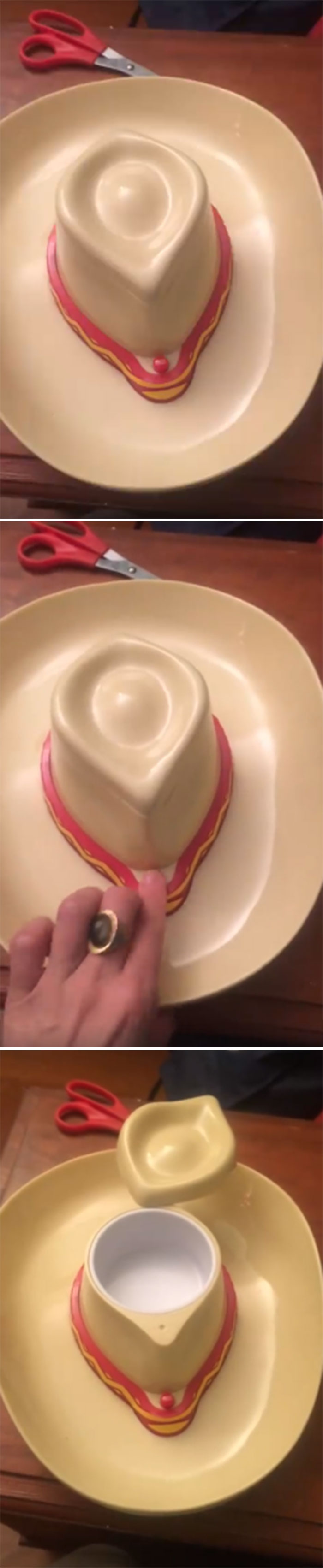 My Mom Got This At A Thrift Shop. It’s For Chips And Salsa. She Got It For Someone As A Christmas Gift But As She Said, “It Was Too Good To Give Away!”