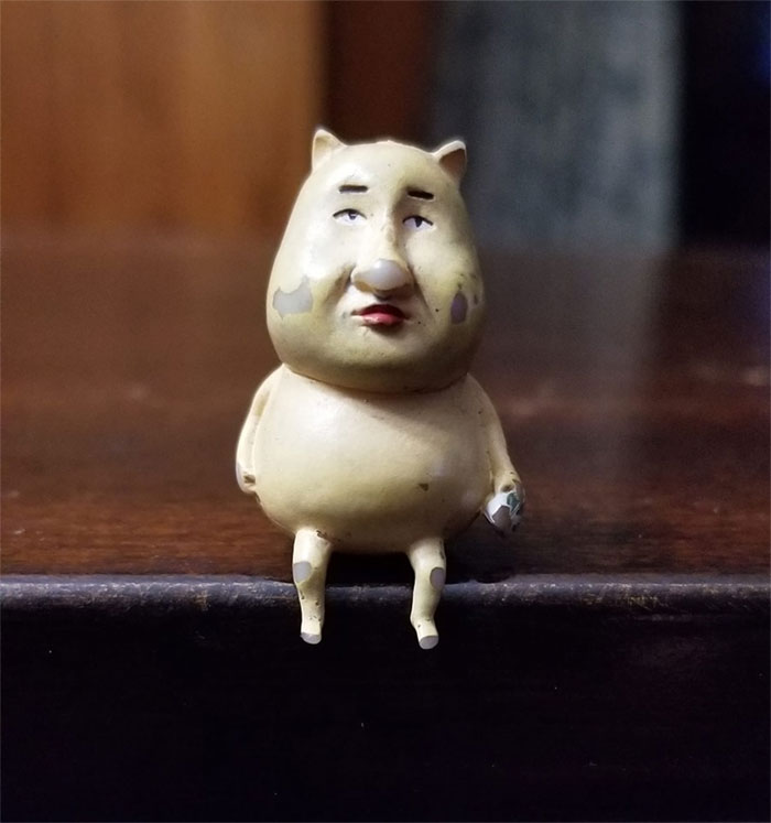 Found On The Street. This Little Guy Is Only An Inch High. Where Did He Come From?