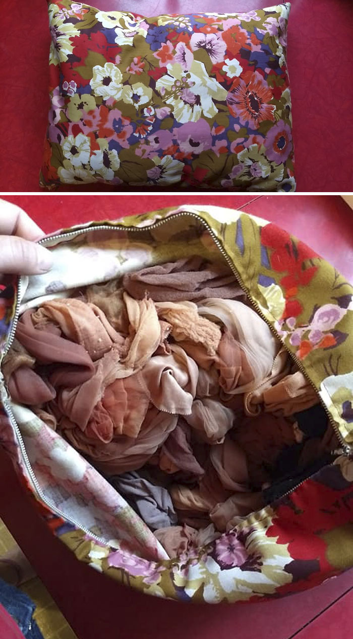 I Picked Up This Pillow At An Estate Sale.