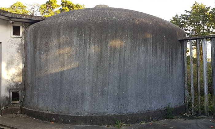 Portuguese Graffiti Artist Turns A Concrete Block Into An Abandoned Bus Portuguese Graffiti Artist Turns A Concrete Block Into An Abandoned Bus