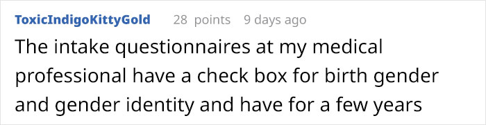 Tired Of Patients Not Wanting To Reveal Their Biological Sex This Person Went On A Rant To Explain Why It Can End Tragically Tired Of Patients Not Wanting To Reveal Their Biological Sex This Person Went On A Rant To Explain Why It Can End Tragically