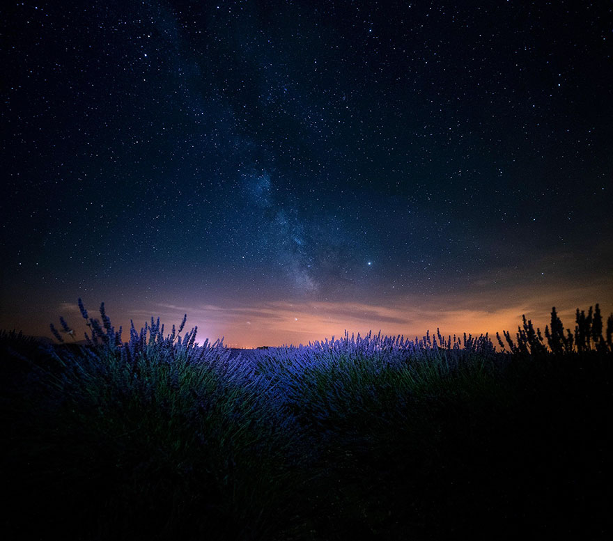 Breathtaking Aerial Photos Of A Lavender Field In Southern France By Samir Belhamra (12 Pics)