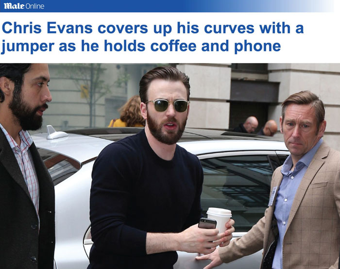 This Account Shows How Tabloids Objectify Women Celebs By Giving The Same Captions For Men (11 Pics) This Account Shows How Tabloids Objectify Women Celebs By Giving The Same Captions For Men (11 Pics)