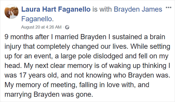 Woman Starts Dating A Man She Married Before The Head Injury That Made Her Forget Everything Since The Age Of 17 Woman Starts Dating A Man She Married Before The Head Injury That Made Her Forget Everything Since The Age Of 17