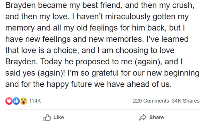 Woman Starts Dating A Man She Married Before The Head Injury That Made Her Forget Everything Since The Age Of 17 Woman Starts Dating A Man She Married Before The Head Injury That Made Her Forget Everything Since The Age Of 17