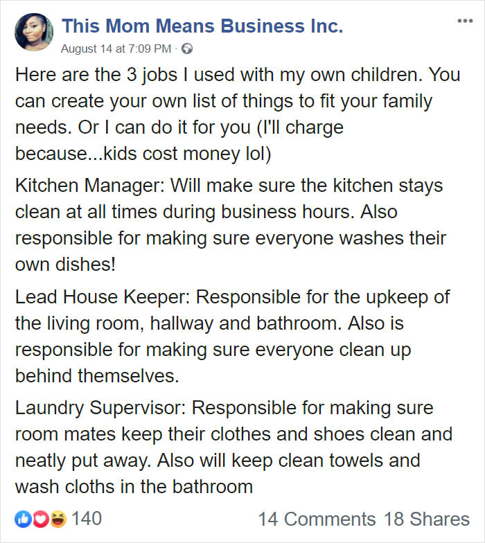 Kids Keep Asking Mom For More Pocket-Money So She Creates Household Chore 'Jobs' And Makes Them Apply Kids Keep Asking Mom For More Pocket-Money So She Creates Household Chore 'Jobs' And Makes Them Apply