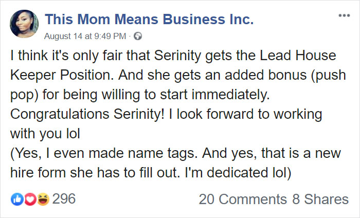 Kids Keep Asking Mom For More Pocket-Money So She Creates Household Chore 'Jobs' And Makes Them Apply Kids Keep Asking Mom For More Pocket-Money So She Creates Household Chore 'Jobs' And Makes Them Apply