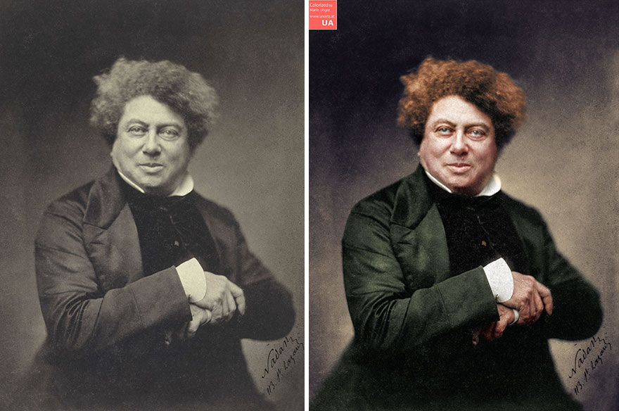 Nadar Alexandre Dumas Père (1802-1870), 1855