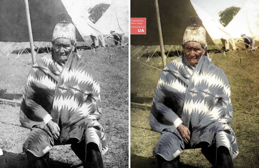 Geronimo As US Prisoner, 1905