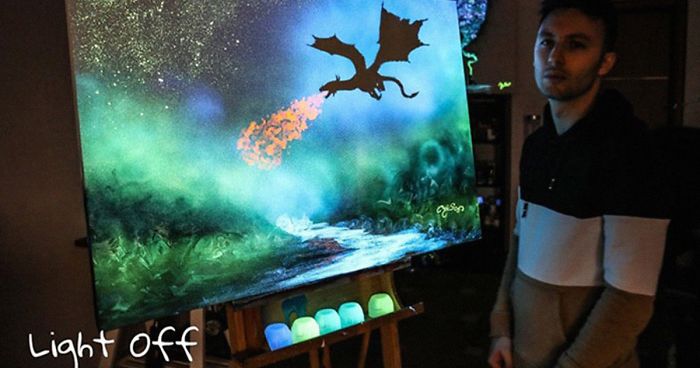 These 30 Dazzling Paintings Come To Life When You Turn Off The Lights