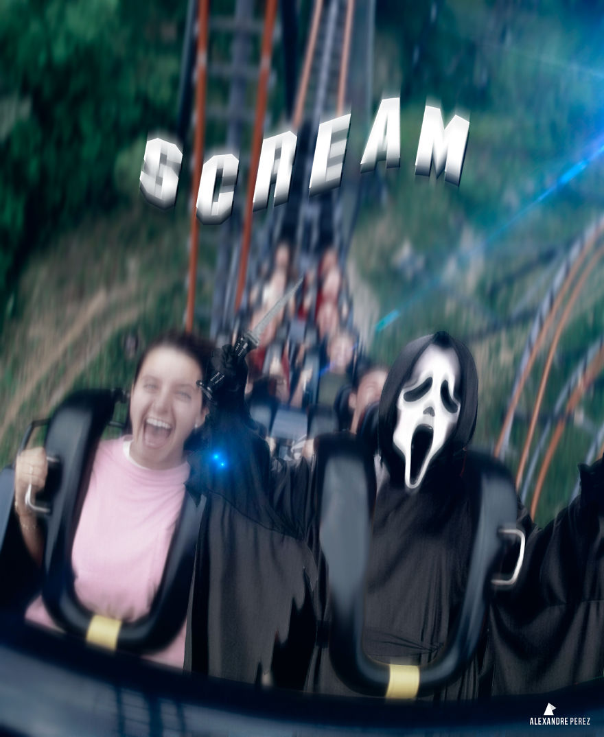 Movie Serial Killers In Contrasting Posters