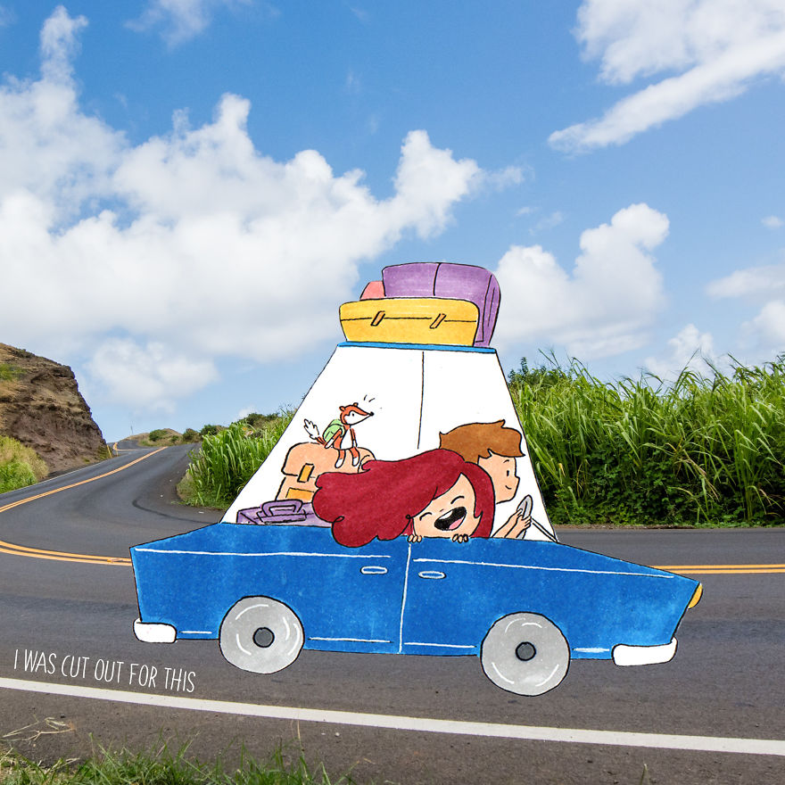 I Created Paper Cutouts Tell My Travel Stories For Me