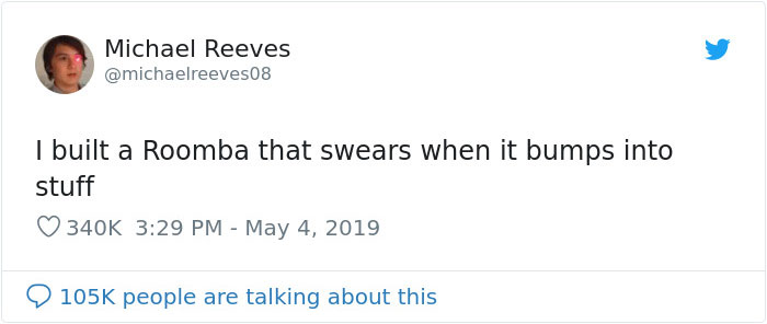 Someone Modified A Roomba To Curse When It Bumps Into Things And It's Hilarious Someone Modified A Roomba To Curse When It Bumps Into Things And It's Hilarious