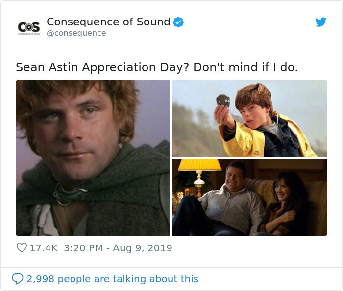 People Start Celebrating Sean Astin's Career After Pics Of Him Holding An Otter Go Viral People Start Celebrating Sean Astin's Career After Pics Of Him Holding An Otter Go Viral