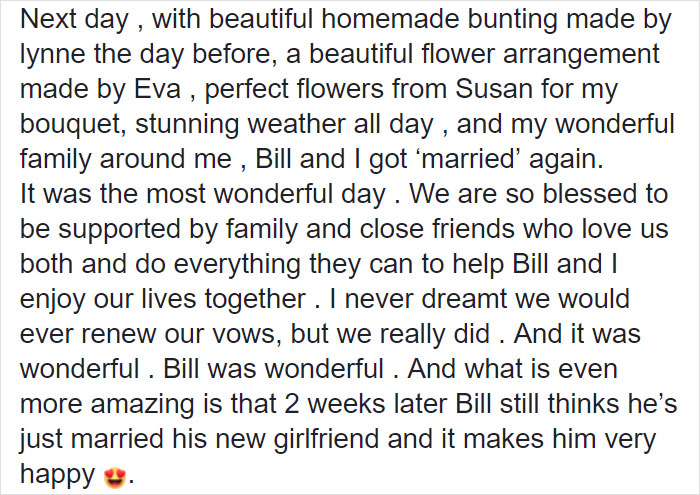 Sweet Man Suffering From Dementia Proposes To His 'Girlfriend' Who's Actually His Wife Of 12 Years Sweet Man Suffering From Dementia Proposes To His 'Girlfriend' Who's Actually His Wife Of 12 Years