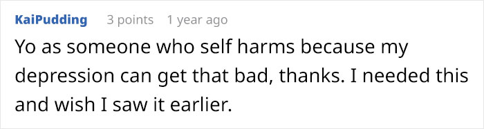 Girl Shares Therapist's Advice To Draw On Her Body Instead Of Cutting