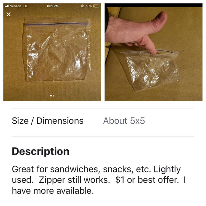 $1. Zipper Still Works