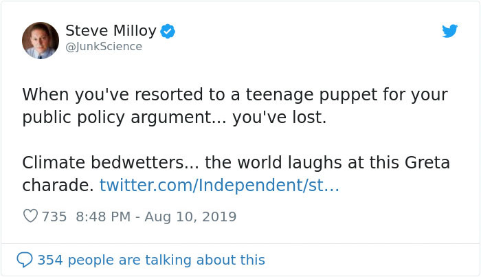People Make Fools Of Themselves For Bullying A 16-Year-Old Activist Who Chose To Travel For 13 Days Instead Of Flying 10 Hours People Make Fools Of Themselves For Bullying A 16-Year-Old Activist Who Chose To Travel For 13 Days Instead Of Flying 10 Hours