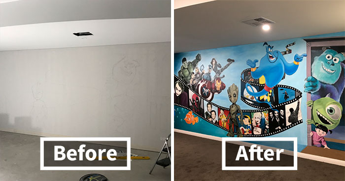 I Transformed A Plain Theater Room Into A Movie Lover’s Dream In 26 Days