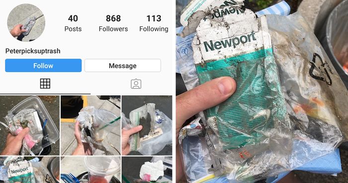 This Guy Posts Trash He Picks Up And It’s The Only Instagram Worth Following