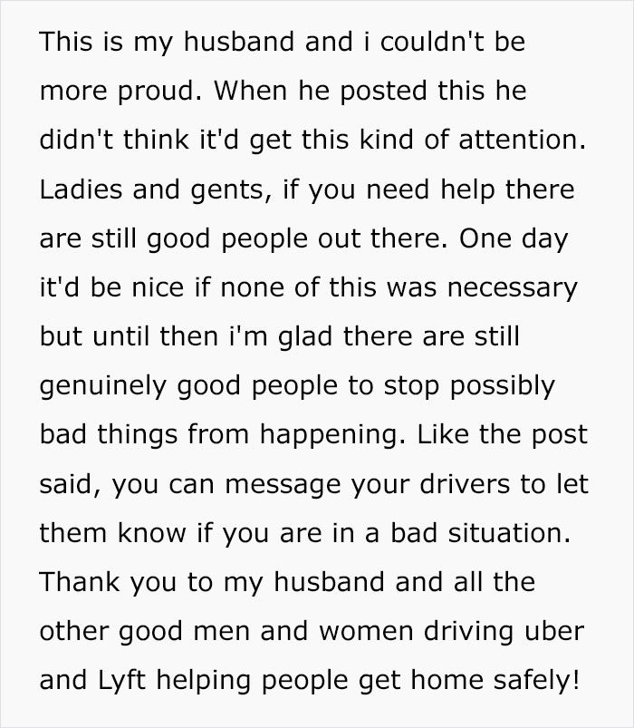 Uber Driver Gets Message Asking To Pretend To Be This Passenger's Boyfriend, Possibly Saves Her From An Assault