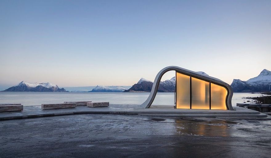 Norway Creates Possibly The Most Beautiful Public Toilet In The World