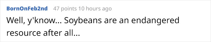 Person Shares A Conversation With An Aggressive Vegan Who Accused Them Of Appropriation Just Because They Enjoy Tofu Person Shares A Conversation With An Aggressive Vegan Who Accused Them Of Appropriation Just Because They Enjoy Tofu