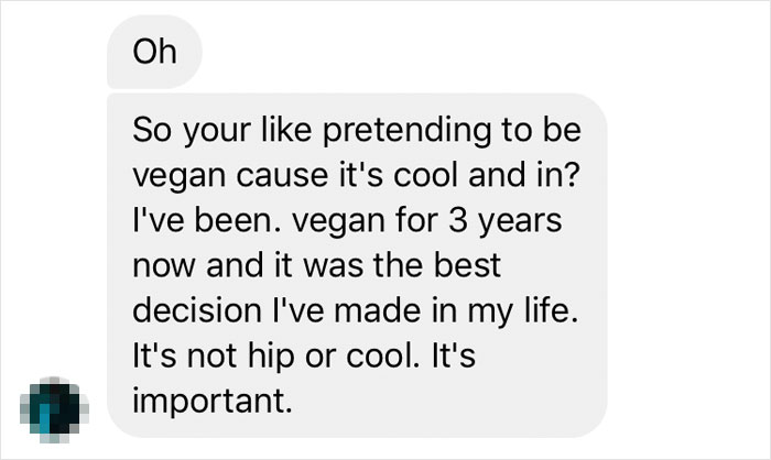Person Shares A Conversation With An Aggressive Vegan Who Accused Them Of Appropriation Just Because They Enjoy Tofu