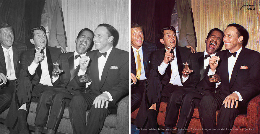 "The Rat Pack" In NY, Carnegie Hall's Backstage, 1960s