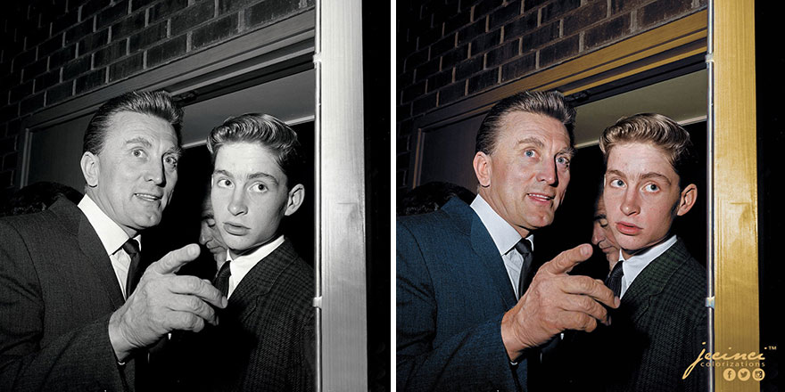 Kirk And Michael Douglas, 1960