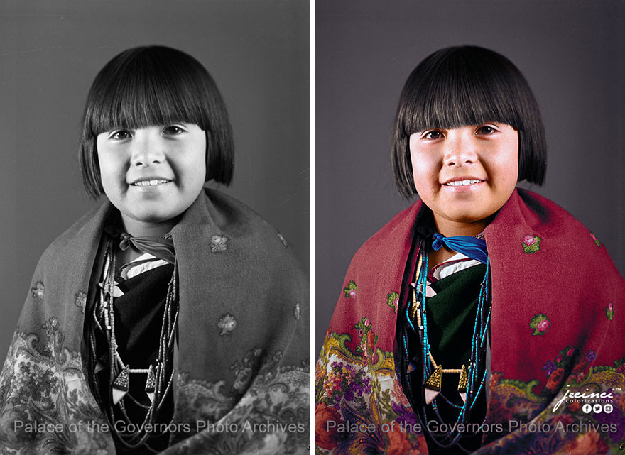 Marie Gonzales Of San Ildefonso Pueblo, New Mexico, Circa 1930s