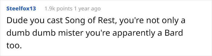 Dungeon Master Shares How He Helped His Friend's Daughter Sleep After She Called Him "Dumb Dumb" Dungeon Master Shares How He Helped His Friend's Daughter Sleep After She Called Him "Dumb Dumb"