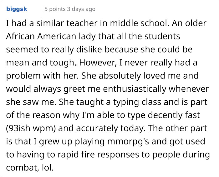 Guy Shares Wholesome Stories About His 'Mean' High School Teacher And 23k People Love It Guy Shares Wholesome Stories About His 'Mean' High School Teacher And 23k People Love It