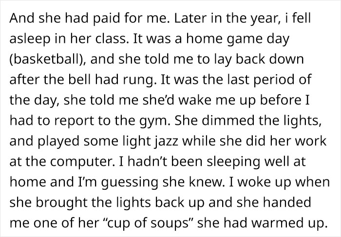 Guy Shares Wholesome Stories About His 'Mean' High School Teacher And 23k People Love It Guy Shares Wholesome Stories About His 'Mean' High School Teacher And 23k People Love It