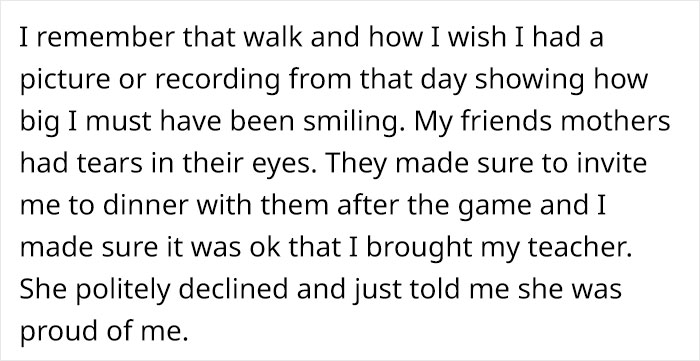 Guy Shares Wholesome Stories About His 'Mean' High School Teacher And 23k People Love It