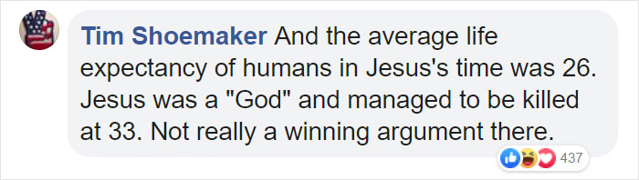 26 Responses People Had To This Anti-Vaxxer Proudly Wearing A 'Jesus Wasn’t Vaccinated' T-Shirt 26 Responses People Had To This Anti-Vaxxer Proudly Wearing A 'Jesus Wasn’t Vaccinated' T-Shirt
