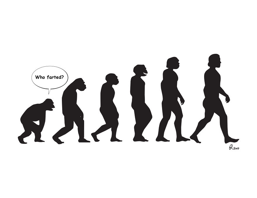 Still Don’t Believe In Evolution?! These Cartoons Take It To The Next Step.